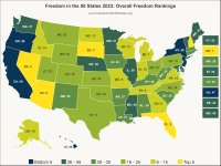 Freedom in the 50 States 2023 Overall Freedom Rankings Map.jpeg
